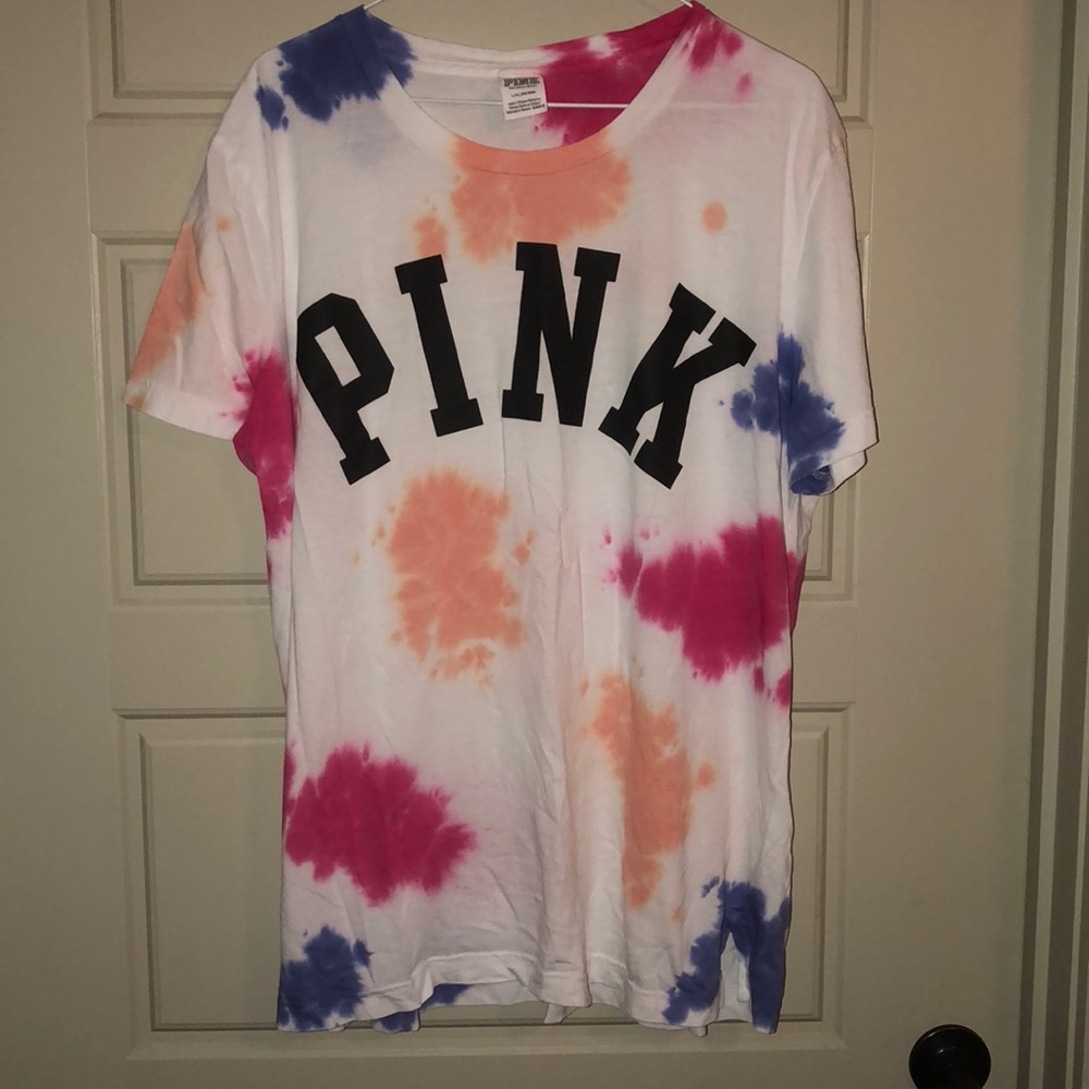 PINK Tye Dye Top Large